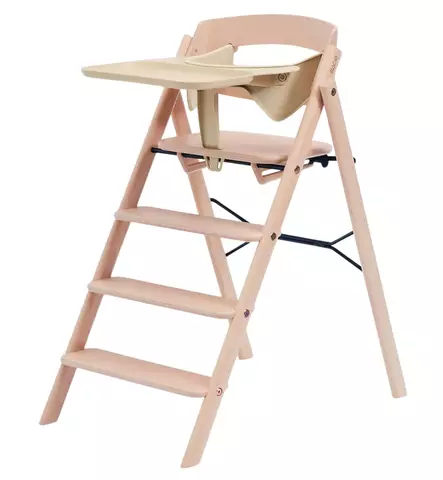 KAOS Klapp Stöttötuoli Starttipaketti vauvasetillä ja tarjottimella natural beech wauva - Syöttötuolit - KLA-BEE-NAT-PV - 2