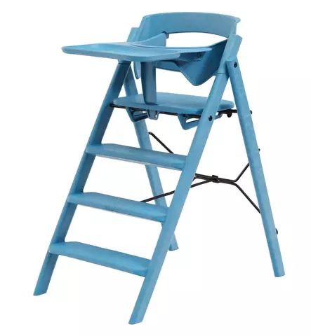KAOS Klapp Stöttötuoli Starttipaketti vauvasetillä ja tarjottimella blue wauva - Syöttötuolit - KLA-REC-SWE-BLU-PV - 2