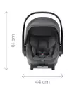 Britax Baby-Safe Core Turvakaukalo Starttipaketti Vario 5Z jalustalla Space Black wauva - ISOFIX turvakaukalot - 2000038429-PV - 9