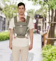 Ergobaby Omni Deluxe Kantoreppu mesh soft olive wauva - Kantoreput ja kantorinkat - BCODMSFTOLV - 2