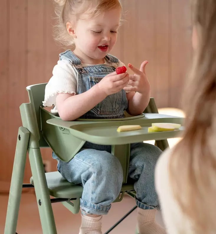 KAOS KLAPP Syöttötuoli Starttipaketti vauvasetillä ja tarjottimella - Syöttötuolit - KLA-REC-MIN-GRE-PV - 1