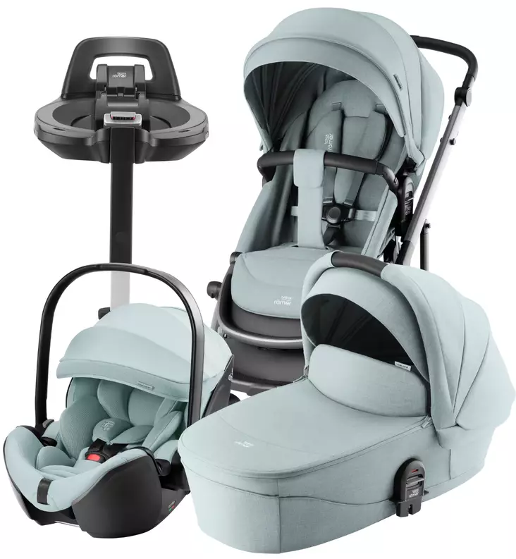 Britax Smile 5Z Lastenvaunujen Starttipaketti Baby-Safe Pro turvakaukalolla ja Vario 5Z jalustalla wauva - Yhdistelmävaunut - 2000041711-SPV - 1