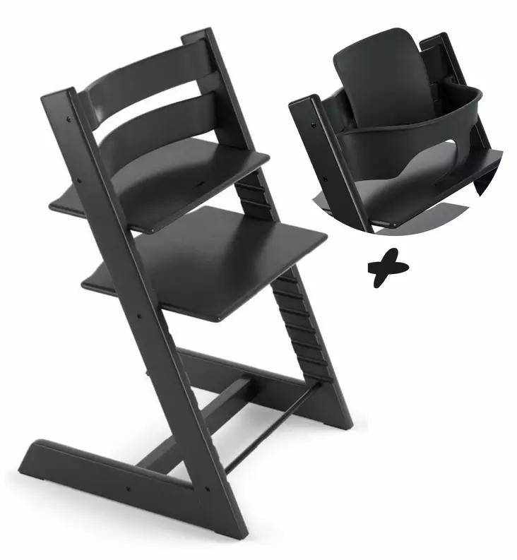 Stokke_Tripp_Trapp_syöttötuoli_vauvasetti_Black_musta_wauva - Syöttötuolit - 100103-PV - 1