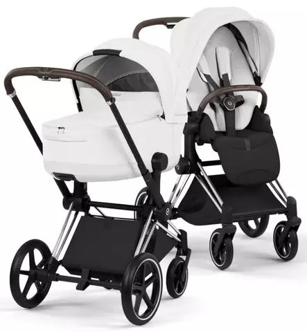 Cybex Priam Style Lastenvaunut chrome brown off white wauva - Yhdistelmävaunut - 526000201-PYOW - 1