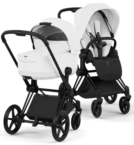 Cybex Priam Style Lastenvaunut matt black off white wauva - Yhdistelmävaunut - 526000211-PYOW - 1