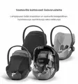 Cybex ePriam 4 Lastenvaunujen Starttipaketti lisävarusteilla off white wauva - Yhdistelmävaunut - 521002349-PLVOW - 43