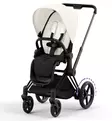 Cybex ePriam 4 Lastenvaunujen Starttipaketti lisävarusteilla off white wauva - Yhdistelmävaunut - 521002365-PLVOW - 3