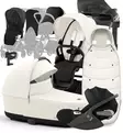 Cybex ePriam 4 Lastenvaunujen Starttipaketti lisävarusteilla off white wauva - Yhdistelmävaunut - 521002365-PLVOW - 1