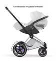 Cybex ePriam Style Sähköavusteiset Lastenvaunut chrome brown off white wauva - Yhdistelmävaunut - 526000231-PYOW - 11