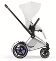 Cybex ePriam Style Sähköavusteiset Lastenvaunut chrome brown off white wauva - Yhdistelmävaunut - 526000231-PYOW - 7