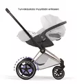 Cybex ePriam Style Sähköavusteiset Lastenvaunut rose gold off white wauva - Yhdistelmävaunut - 526000255-PYOW - 12