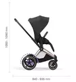 Cybex ePriam Style Sähköavusteiset Lastenvaunut - Yhdistelmävaunut - 526000255-PYOW - 31