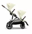 Cybex Gazelle S Twin Kaksosvaunut almond beige wauva - Kaksos- ja sisarusrattaat - 522005243-ptw - 4