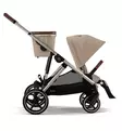 Cybex Gazelle S Twin Kaksosvaunut almond beige wauva - Kaksos- ja sisarusrattaat - 522005243-ptw - 12