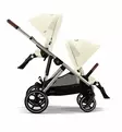 Cybex Gazelle S Twin Kaksosvaunut almond beige wauva - Kaksos- ja sisarusrattaat - 522005243-ptw - 6