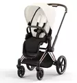 Cybex Priam 4 Lastenvaunujen Starttipaketti lisävarusteilla off white wauva - Yhdistelmävaunut - 521002337-PLVOW - 3