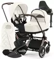 Cybex Priam 4 Lastenvaunujen Starttipaketti turvakaukalolla ja jalustalla + Snøgga lämpöpussi wauva - Yhdistelmävaunut - 521002337-SNPOW - 1