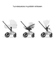 Cybex Priam Style Lastenvaunut rose gold off white wauva - Yhdistelmävaunut - 526000221-PYOW - 13