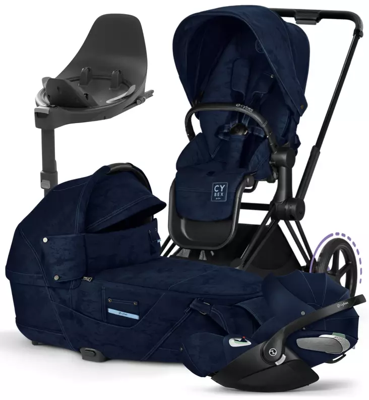 Cybex ePriam 4 Lastenvaunujen Starttipaketti Cloud T turvakaukalolla ja Base T jalustalla rebellious luxury wauva - Yhdistelmävaunut - 521002365-SPRLX - 1