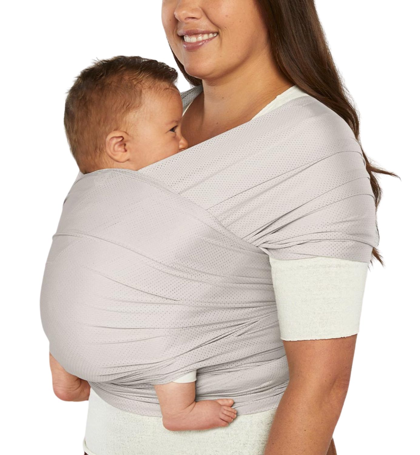 Ergobaby Aura Wrap Kantoliina Mesh Soft Grey verkkokauppa