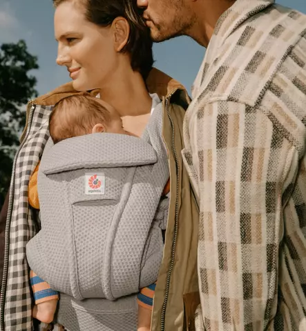 Ergobaby Omni Deluxe Kantoreppu mesh pearl grey wauva - Kantoreput ja kantorinkat - BCODMPRLGRY - 2