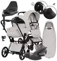 Cybex Priam Style Lastenvaunujen All-in-One Starttipaketti City Grey Matt Black wauva - Yhdistelmävaunut - 526000211PALLCITY - 1