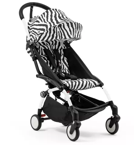 Stokke Yoyo3  Matkarattaat valkoisella rungolla zebra wauva - Matkarattaat - 646001-PZ - 1