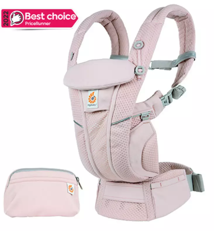 Ergobaby_Omni_Breeze_kantoreppu_Pink_Quarz_vaalenapunainen_wauva - Kantoreput ja kantorinkat - BCZ360PPNKQTZ - 1
