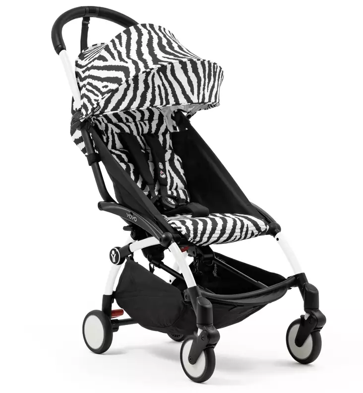 Stokke Yoyo3  Matkarattaat valkoisella rungolla zebra wauva - Matkarattaat - 646001-PZ - 1